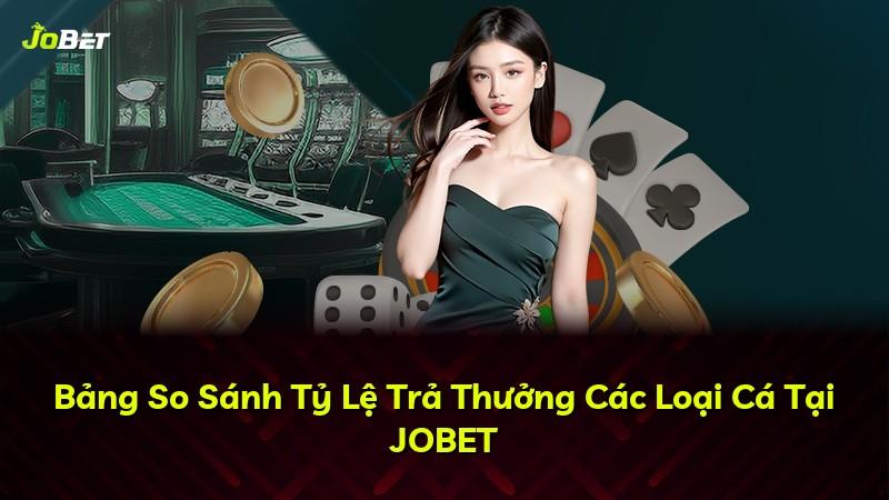 Bảng So Sánh Tỷ Lệ Trả Thưởng Các Loại Cá Tại JOBET