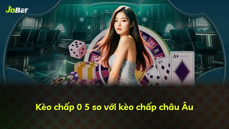 Kèo chấp 0 5 so với kèo chấp châu Âu